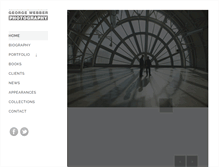 Tablet Screenshot of georgewebber.ca